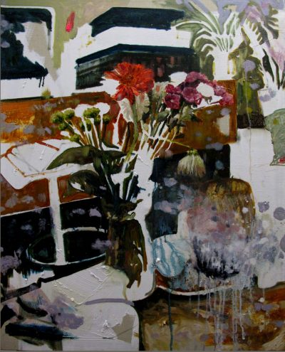 Boris Foscolo - Série Still Life Flowers 2 - Huile sur toile - Oil on canvas - 81 x 65 cm