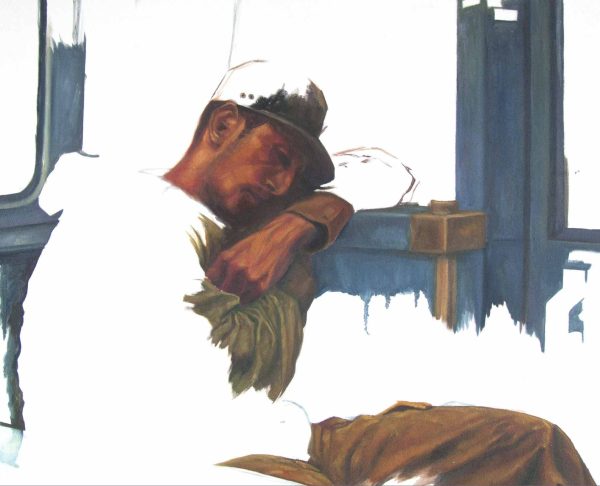 Boris Foscolo - INSIDE OUTSIDE 19 - Huile sur toile - Oil on canvas - 80 x 100 cm